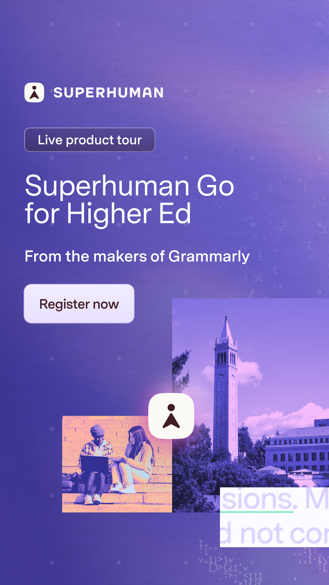 Superhuman Facebook ad