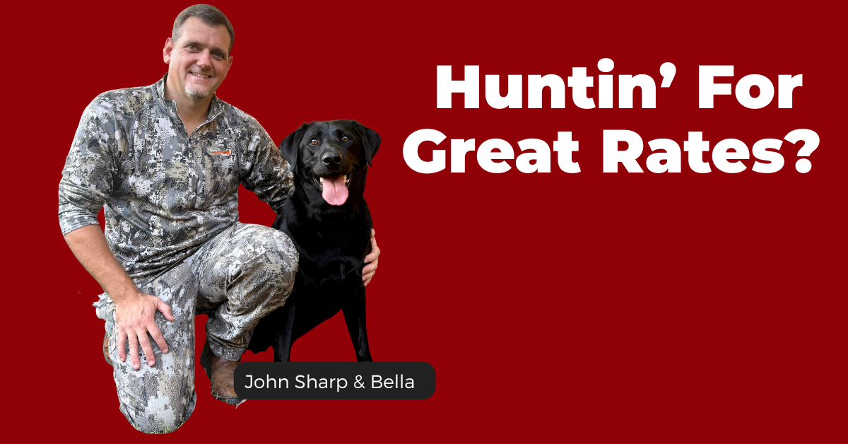 Sharp Family Insurance Facebook ad: Huntin' For Great Rates?