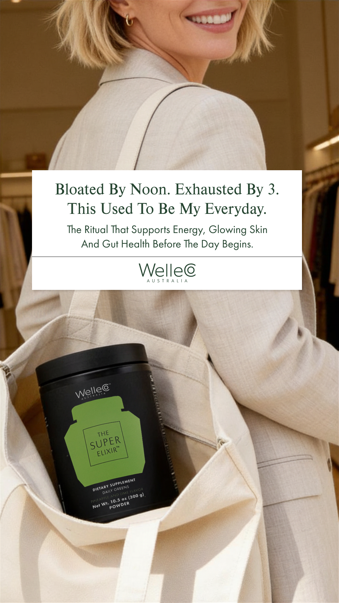 WelleCo Facebook ad