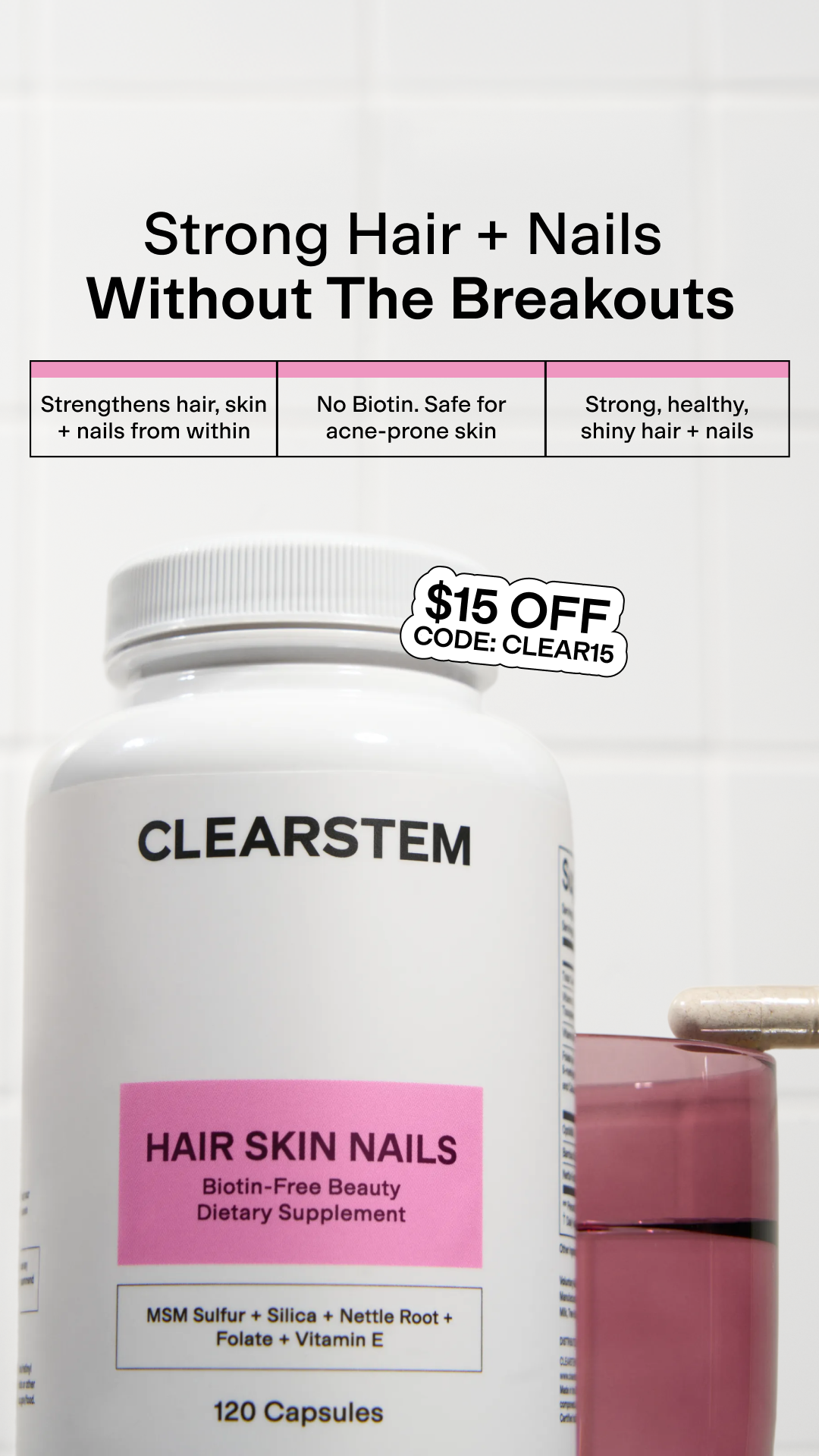 CLEARSTEM Skincare Facebook ad