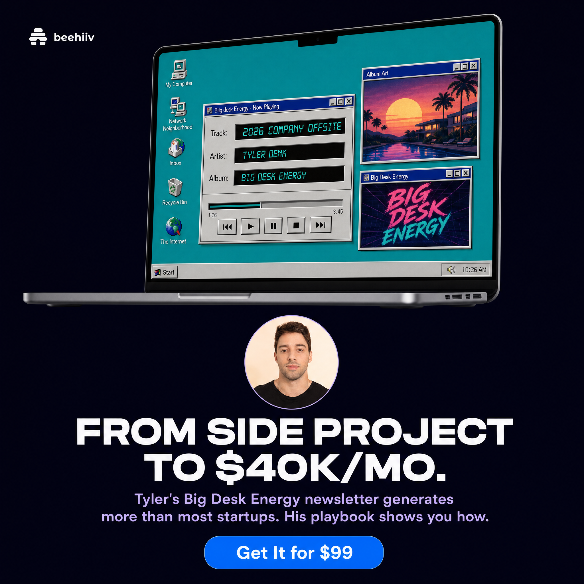 beehiiv Facebook ad