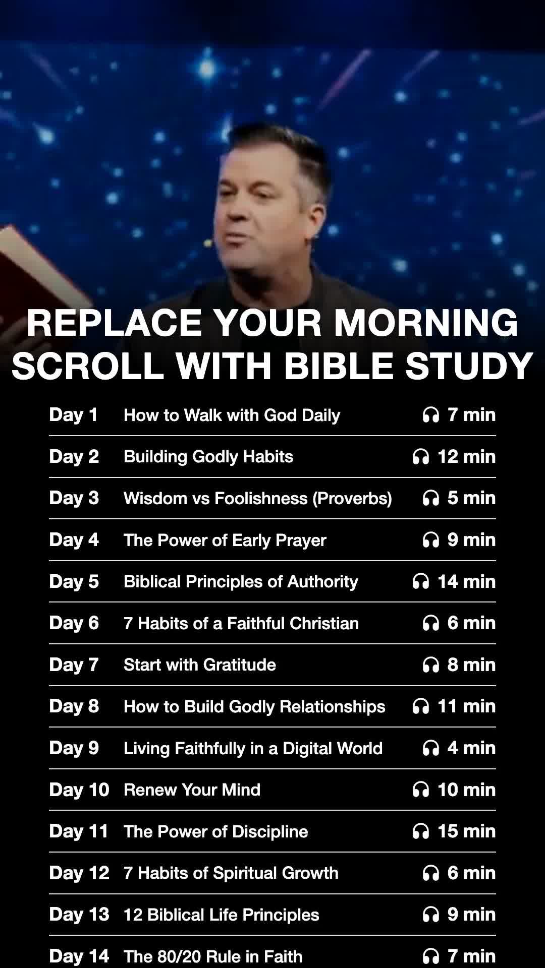 Walking in His Grace Facebook ad: Scroll Less, Pray More