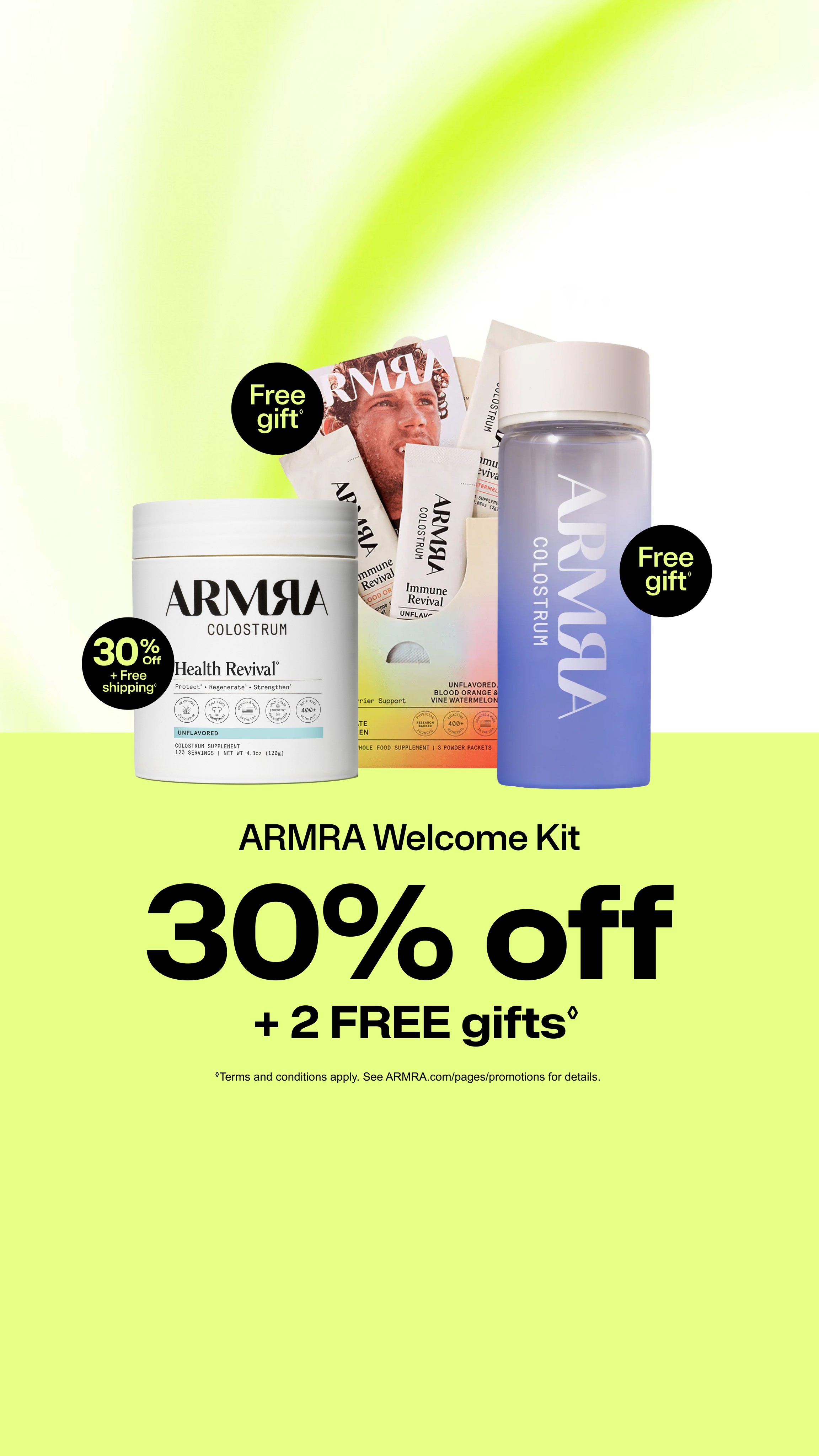 ARMRA Facebook ad