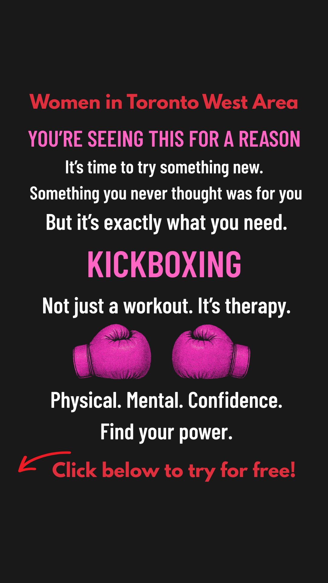 1MR One More Round Boxing & Kickboxing Toronto Facebook ad from Mar 7, 2026
