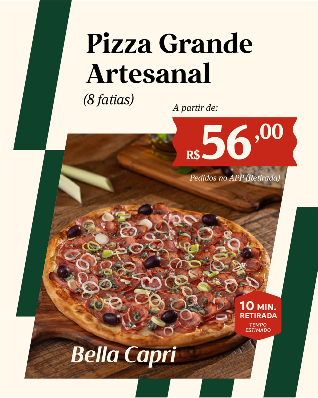 Bella Capri Pizzaria - Penápolis Garden Shopping Facebook ad: bellacapri_web