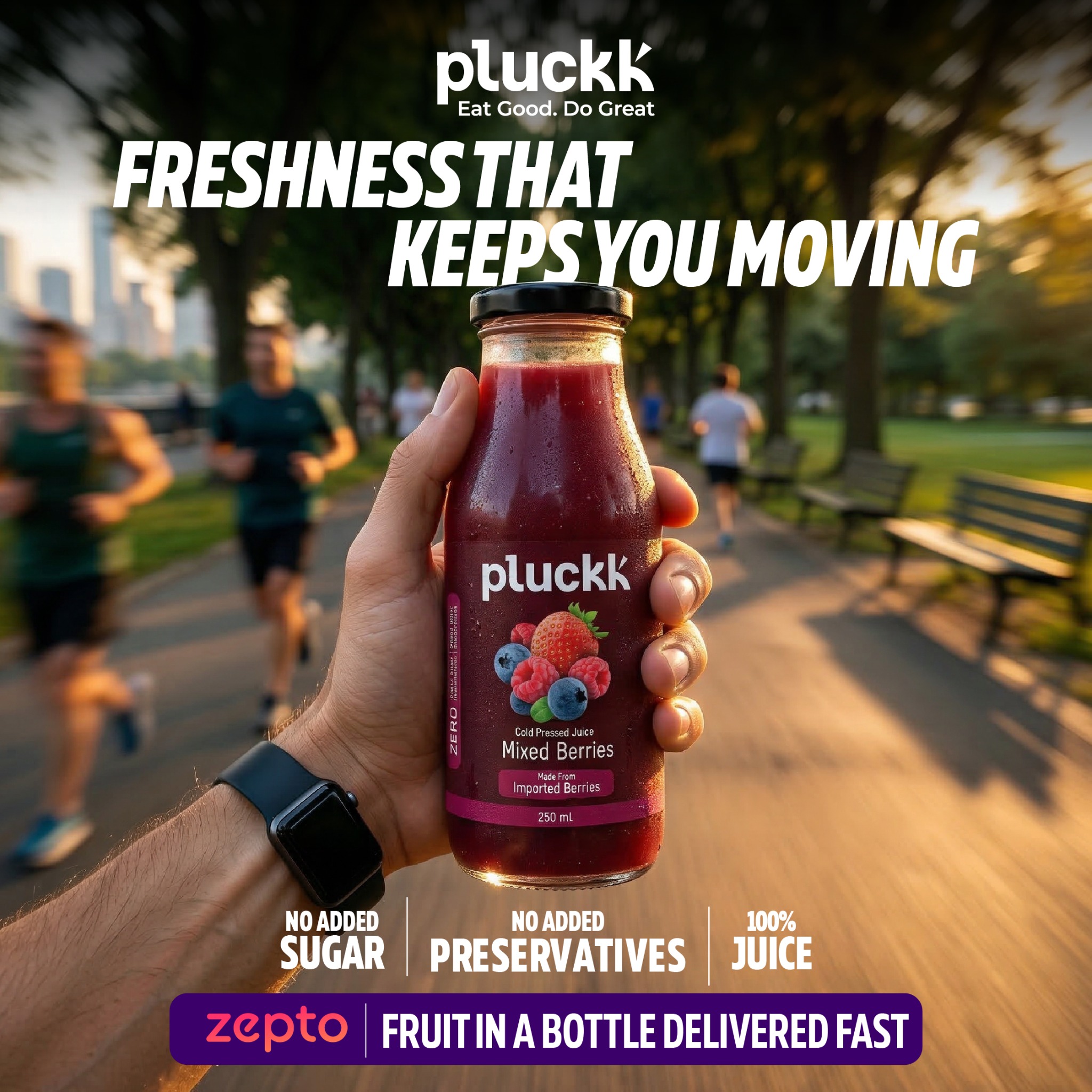 Pluckk Facebook ad