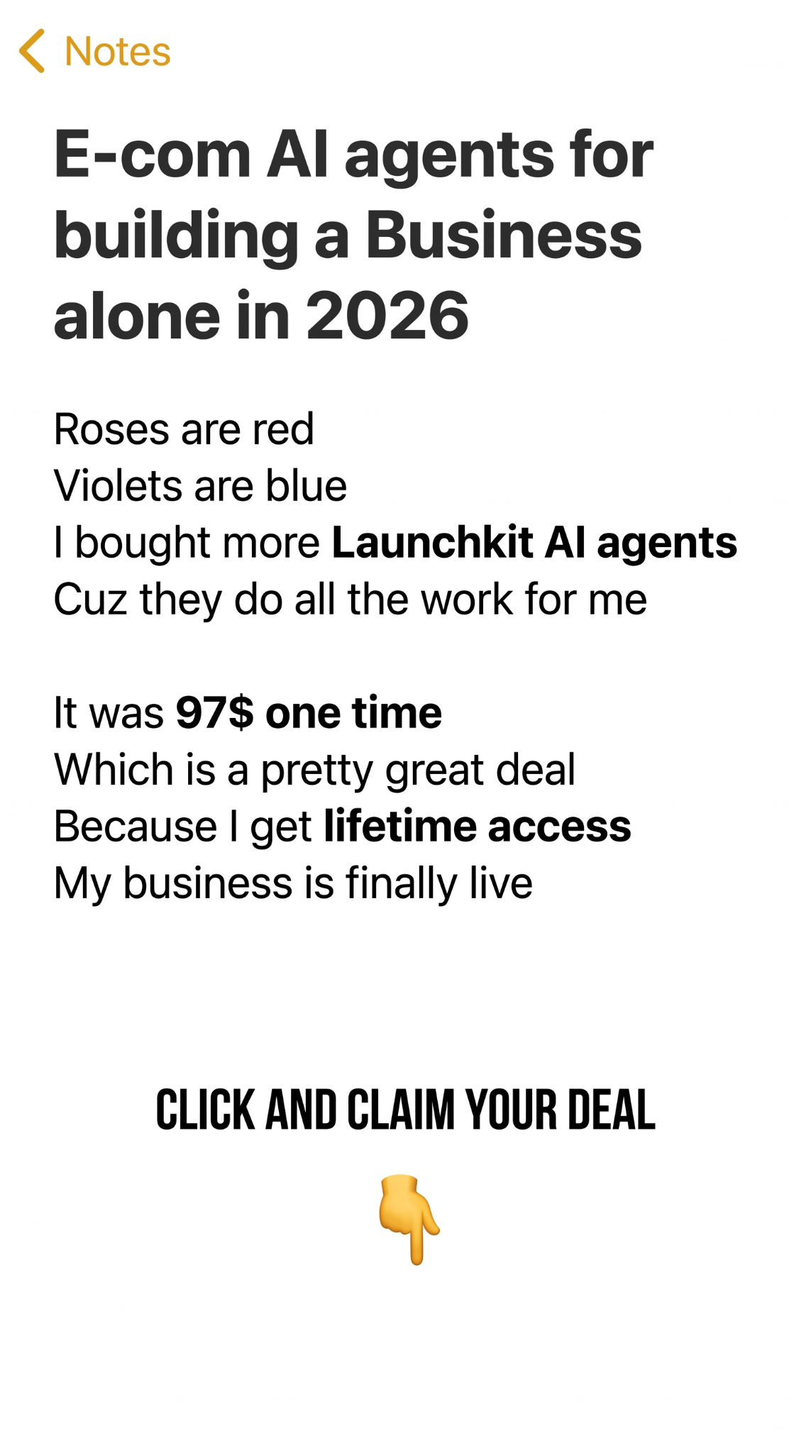 LaunchKit Facebook ad