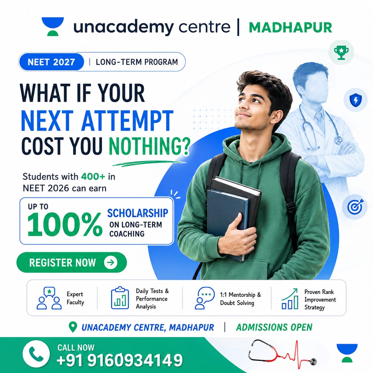 Unacademy Centre Madhapur Facebook ad