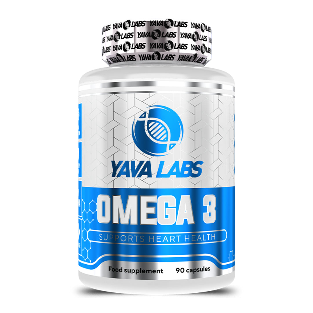 Yava Labs Facebook ad: Serieuze progressie begint met de juiste supplementen.