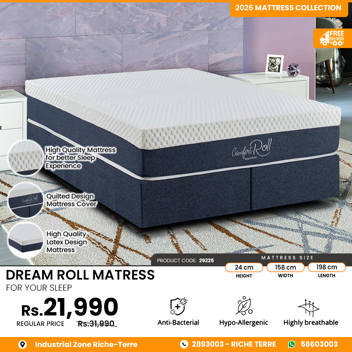 Furniture.mu Facebook ad