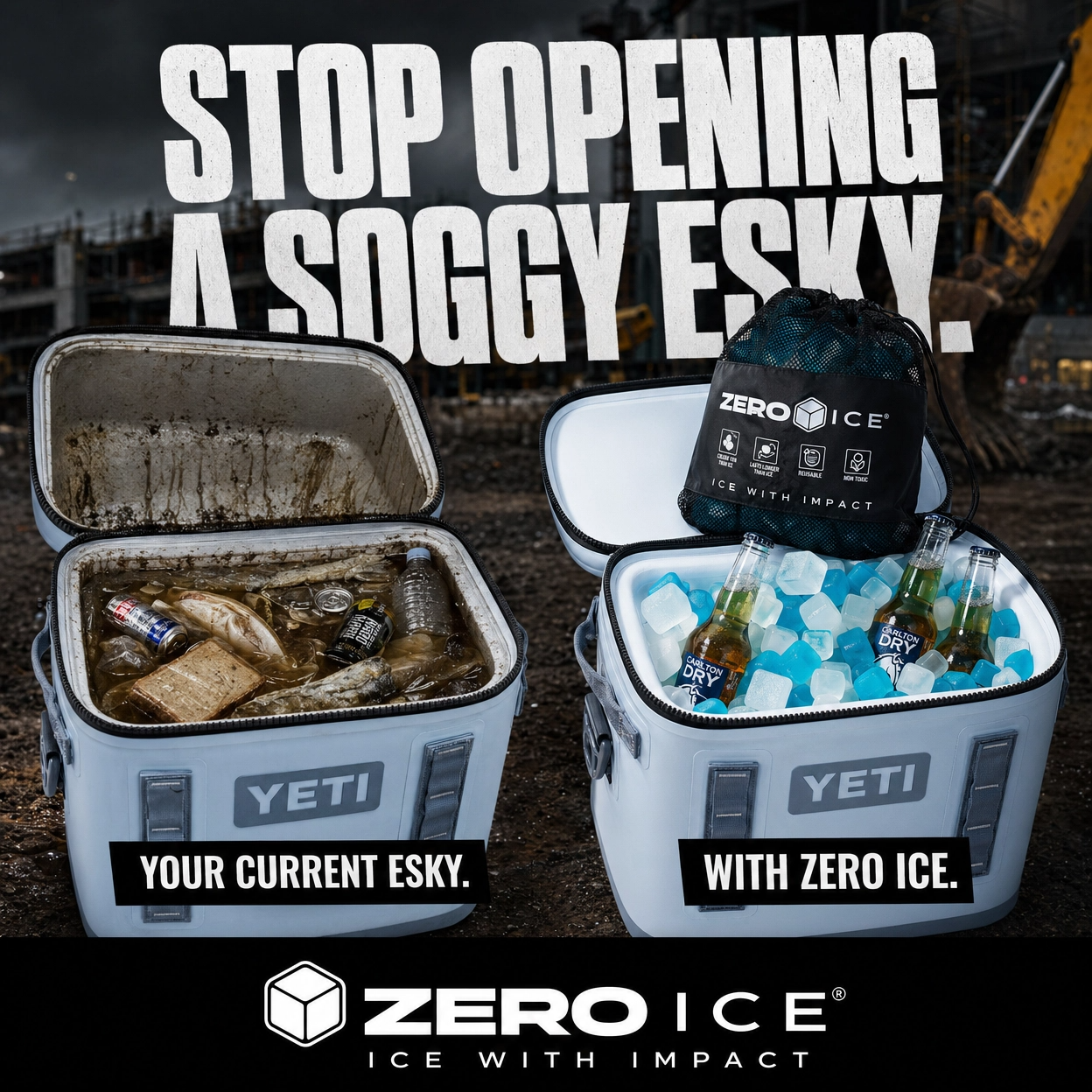 ZERO ICE Facebook ad