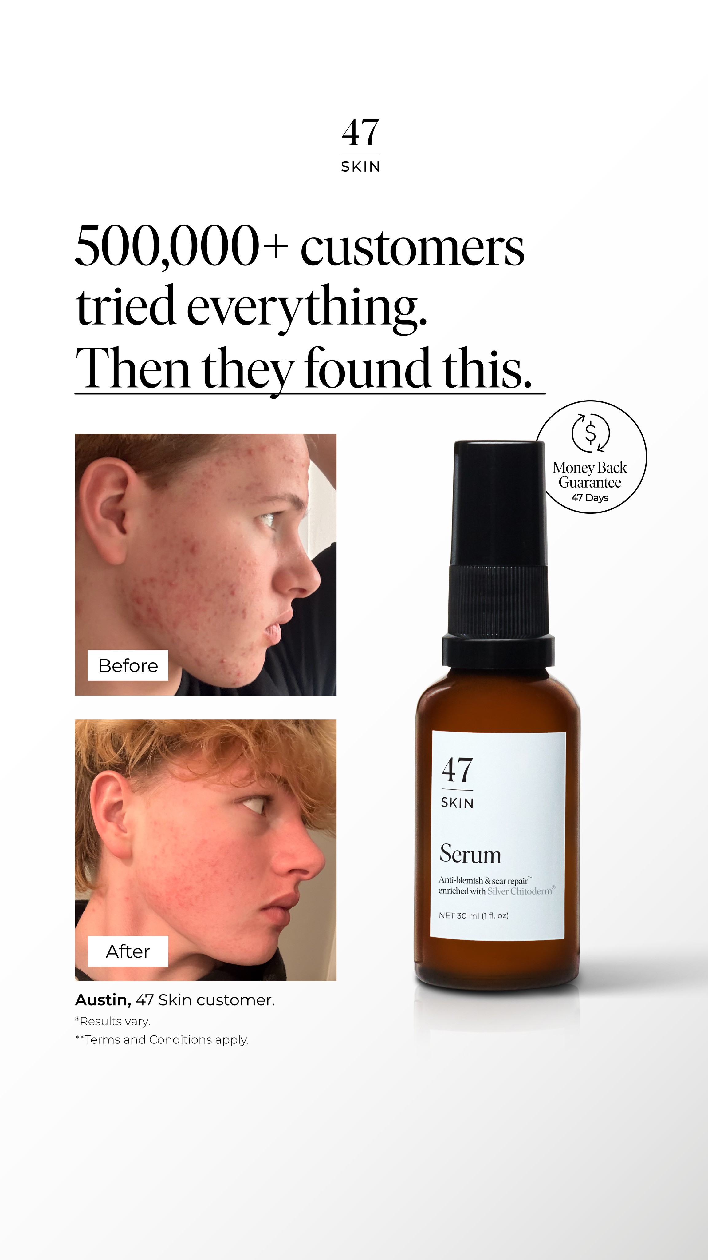 47Skin Facebook ad