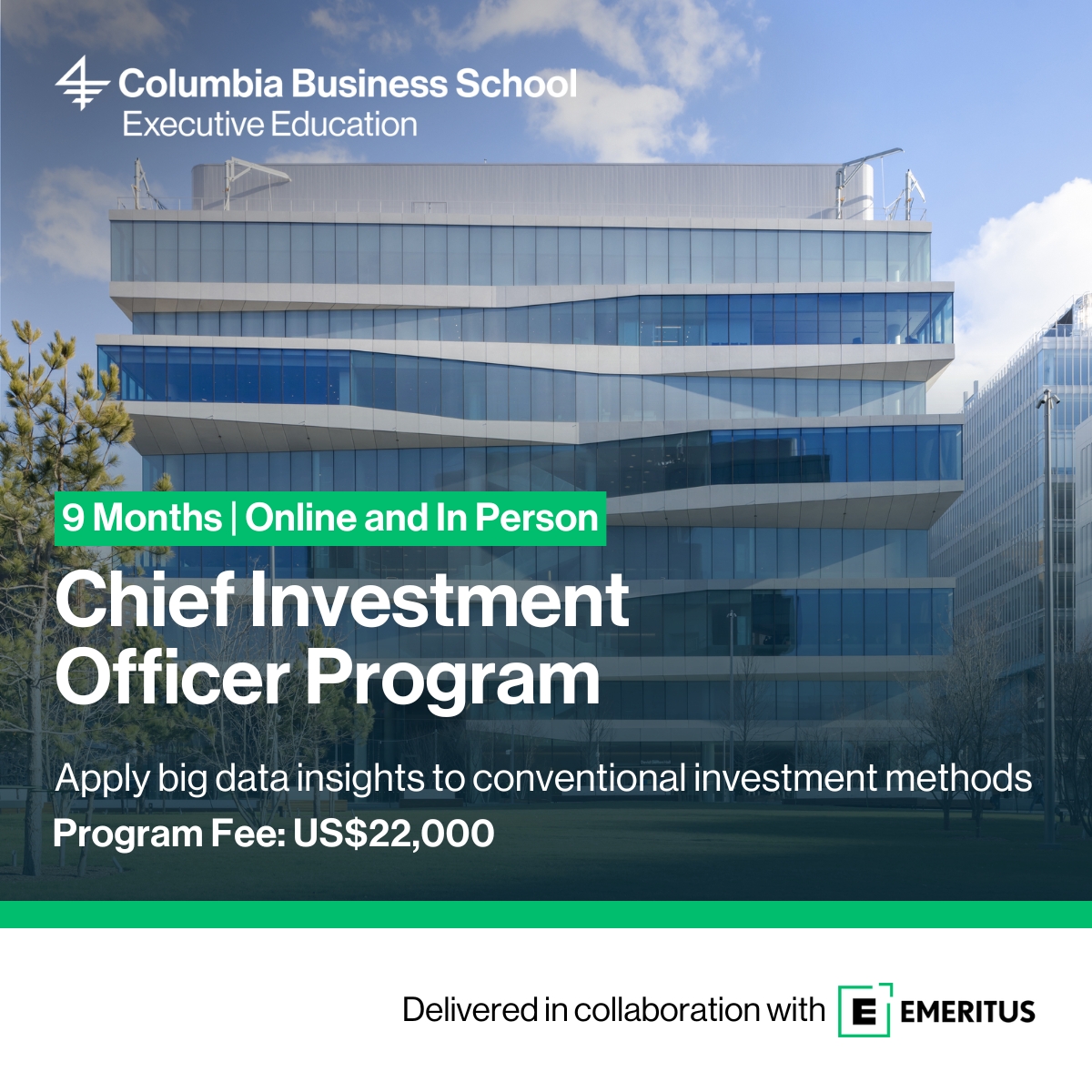 Columbia Business School Executive Education Facebook ad