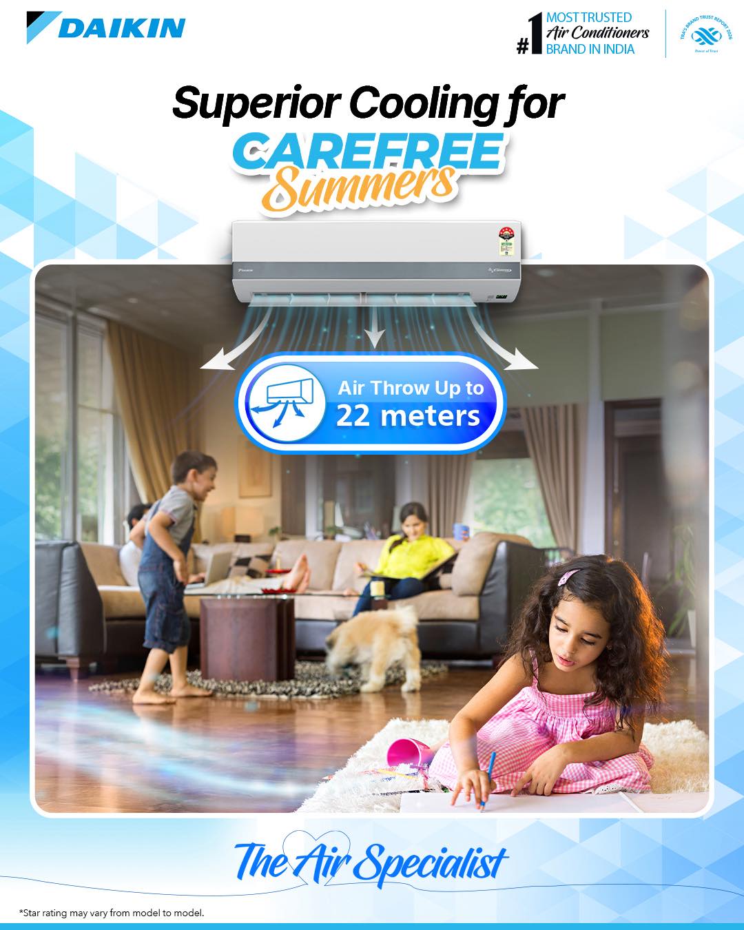 Daikin India Facebook ad: Daikin - Air Specialist | Daikin India
