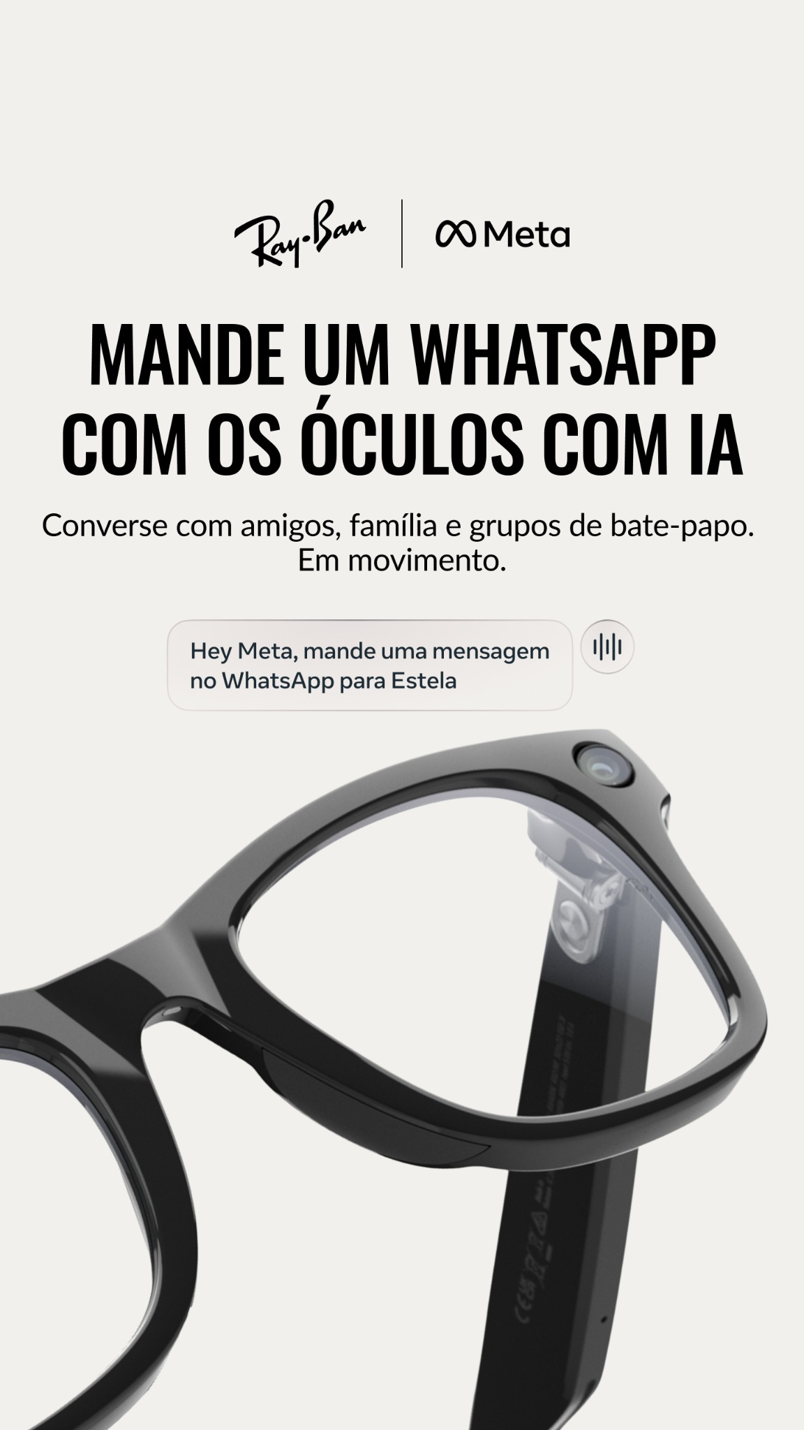 Ray-Ban Meta Facebook ad