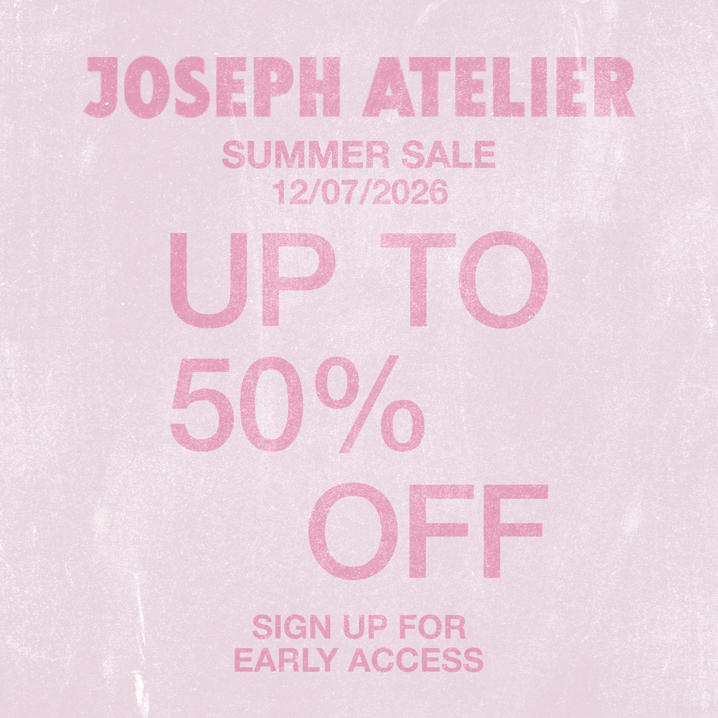Joseph Atelier Facebook ad