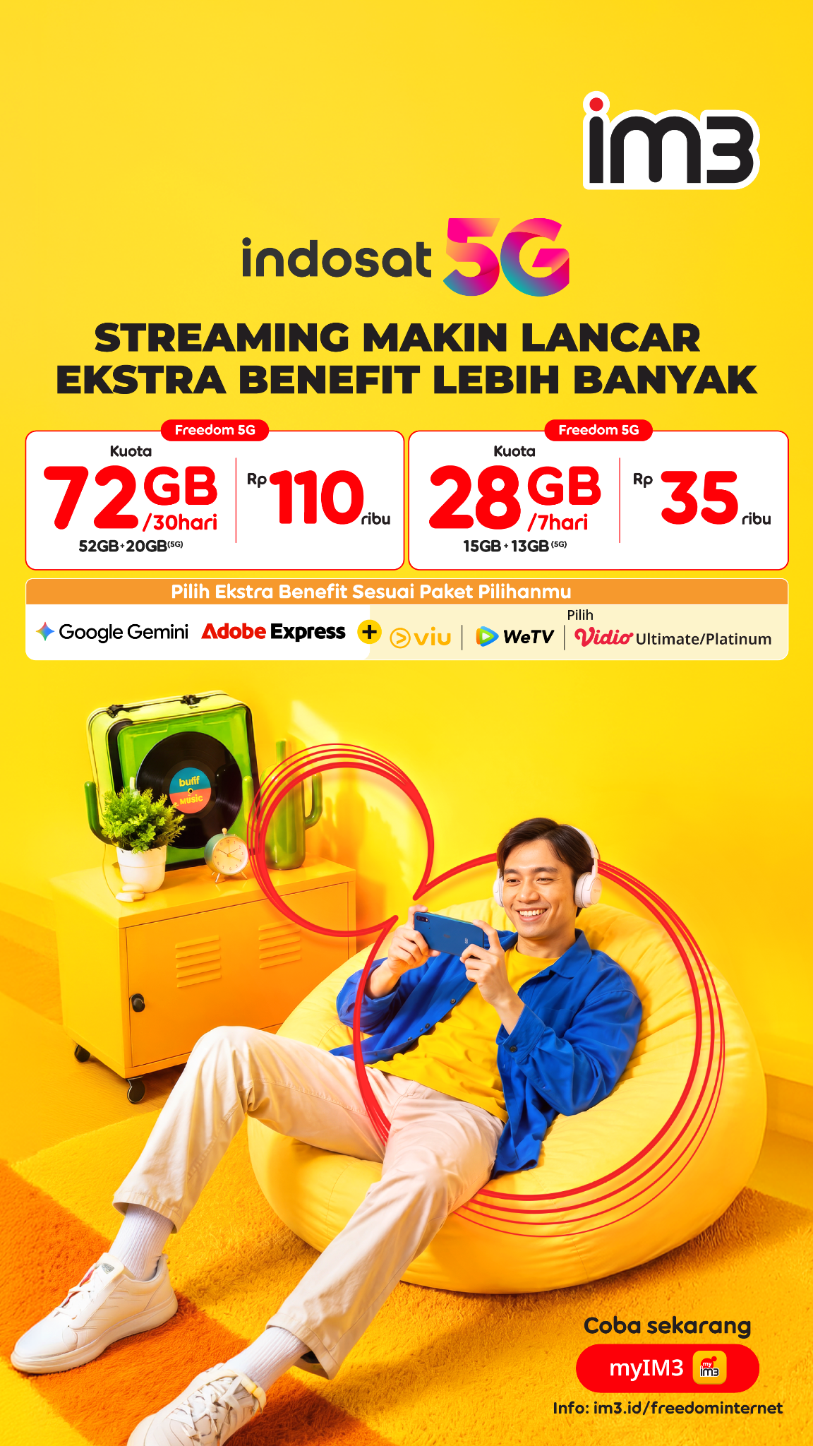 Indosat IM3 Facebook ad