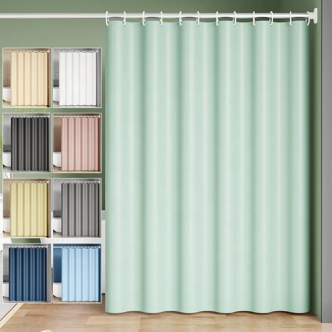 Cokal Facebook ad: Rideaux salle d'eau moderne