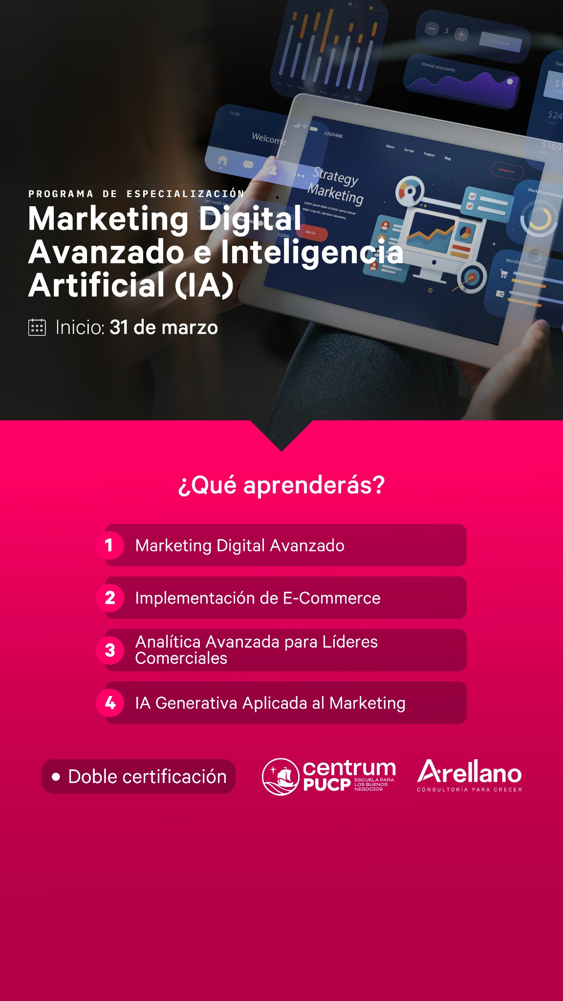 Centrum PUCP: Executive Education Facebook ad