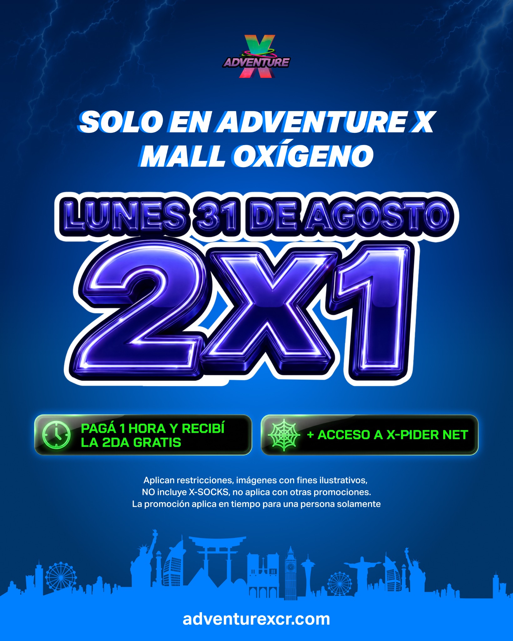 Adventure X Costa Rica Facebook ad
