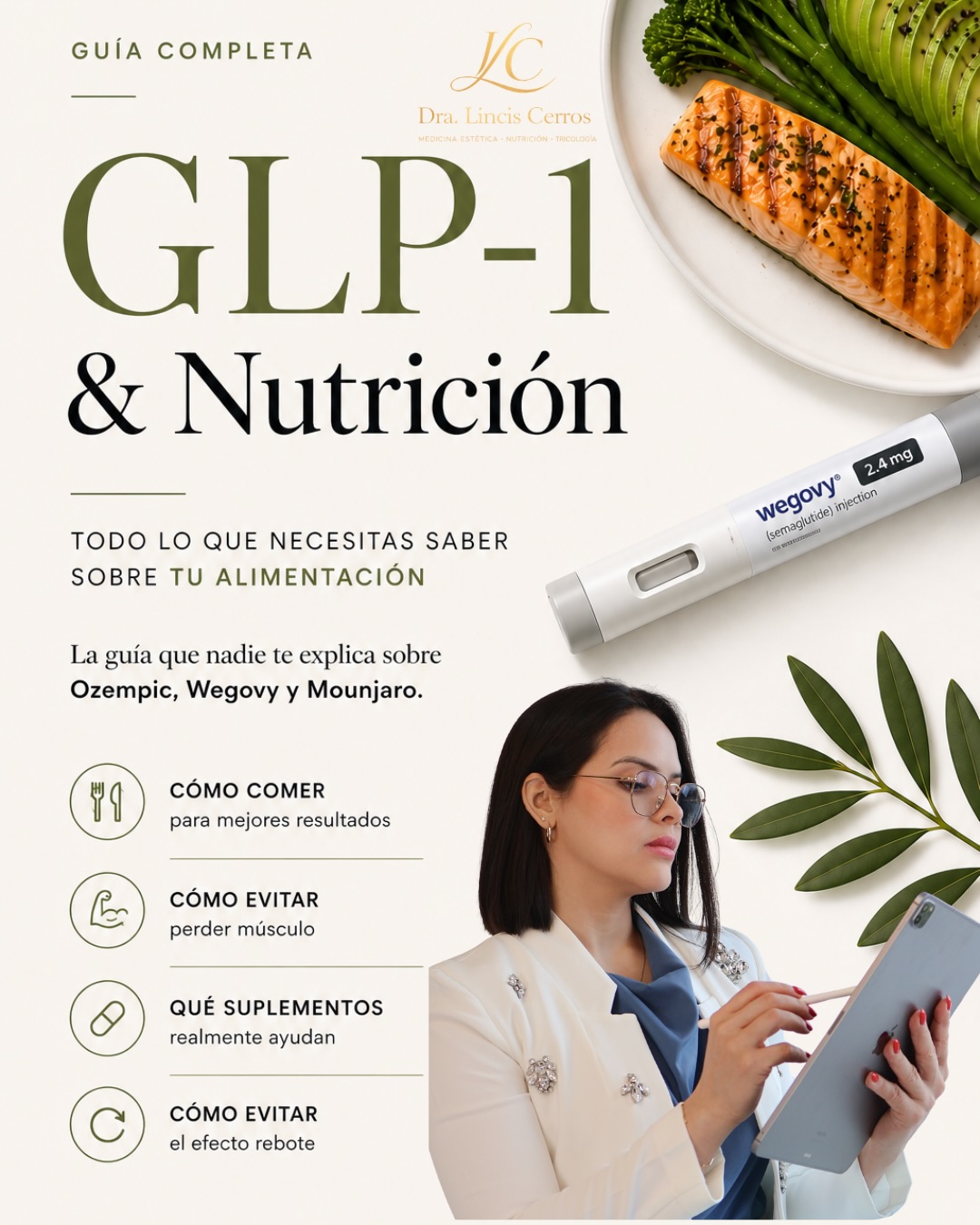 dra.lincisc Facebook ad: Muchos pacientes creen que usando GLP-1 solo necesitan…