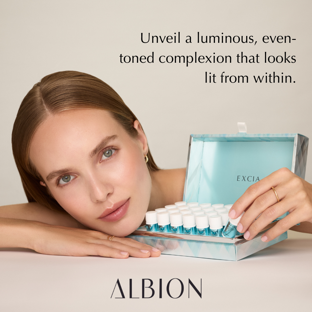 Albion Skincare Facebook ad