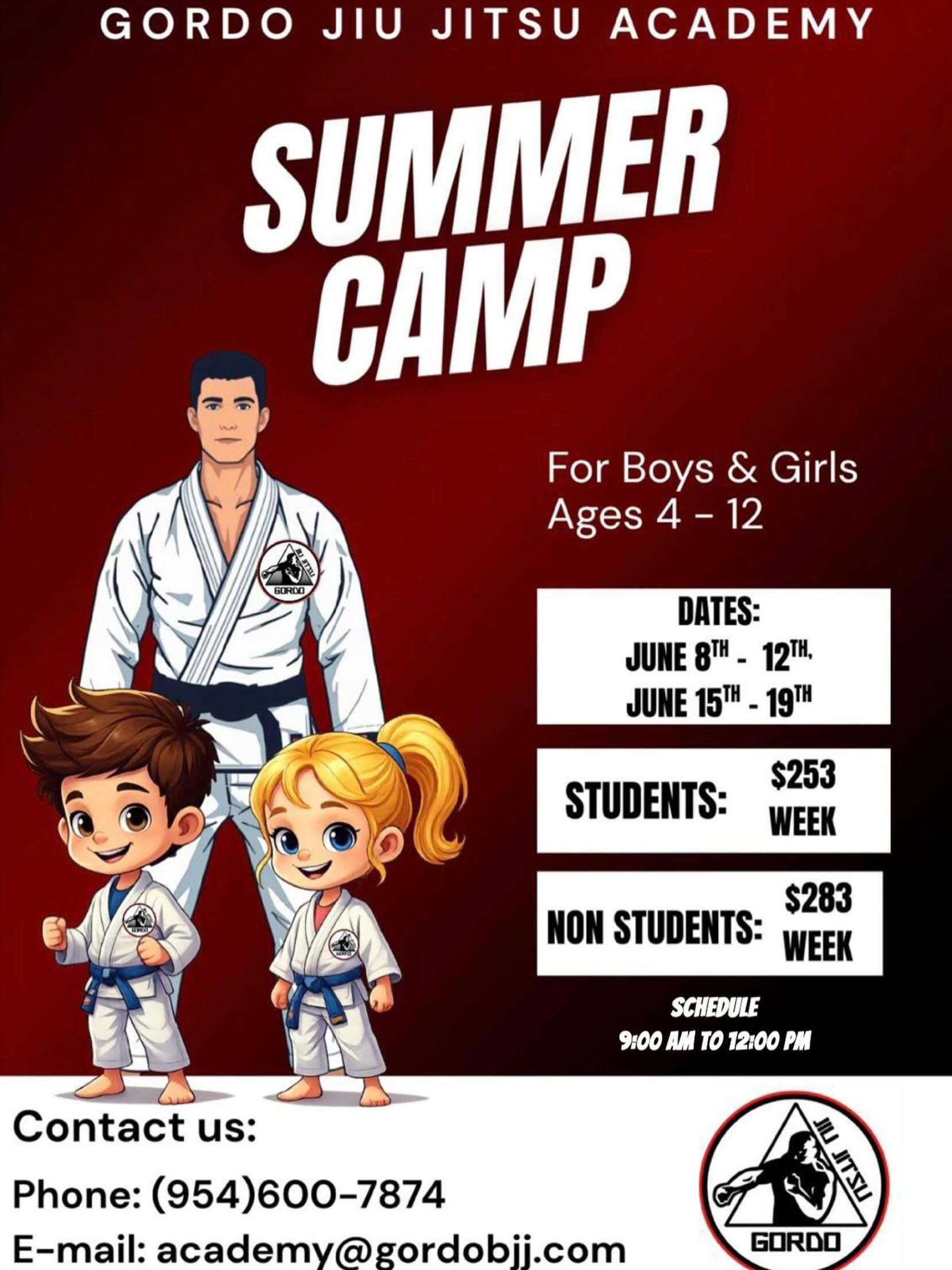 gordobjjusa Facebook ad: Gordo Jiu Jitsu Summer Camp
