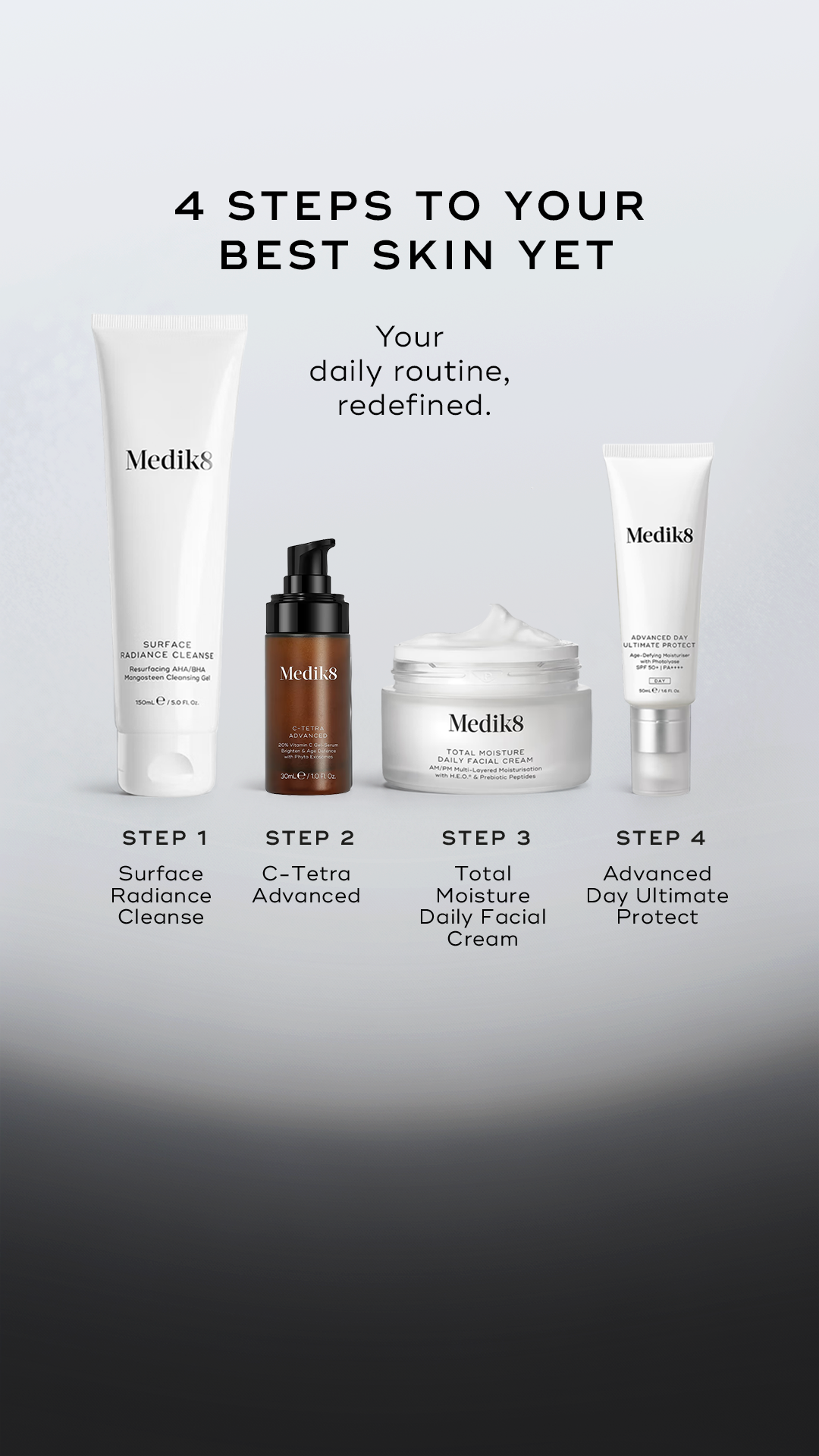 Medik8 Facebook ad: Discover Medik8