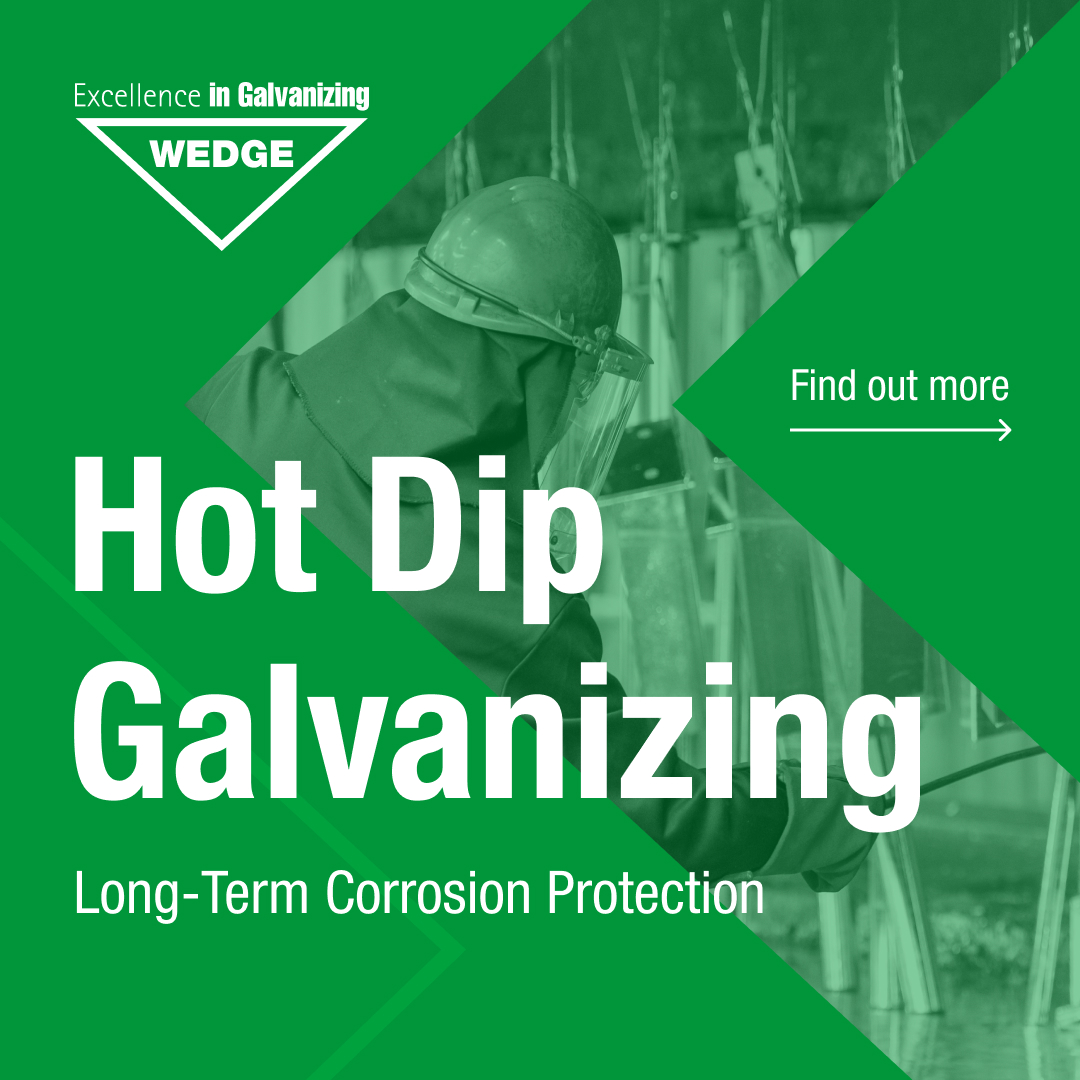 Wedge Group Galvanizing Ltd Facebook ad: Hot Dip Galvanizing