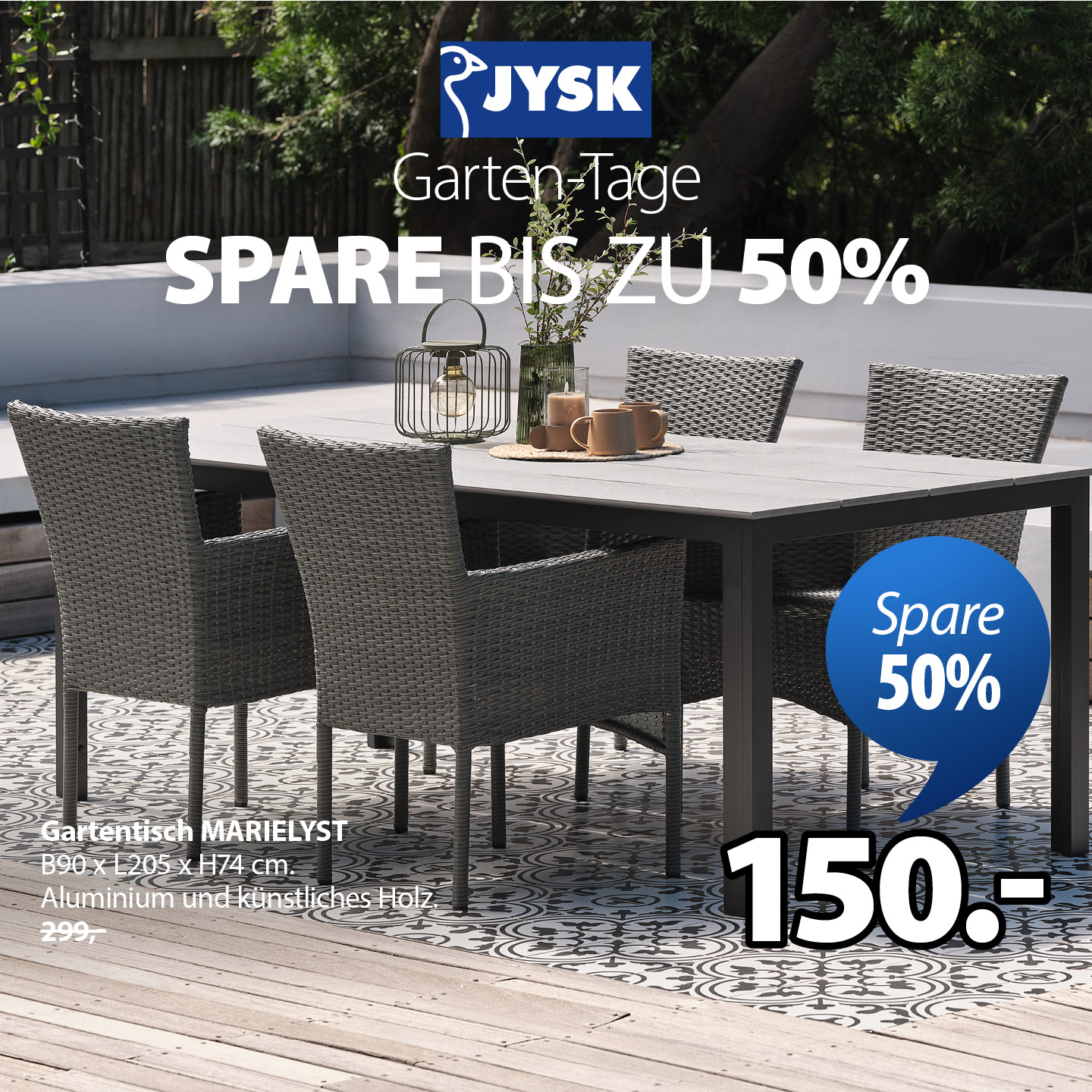 JYSK Österreich Facebook ad from Mar 4, 2026