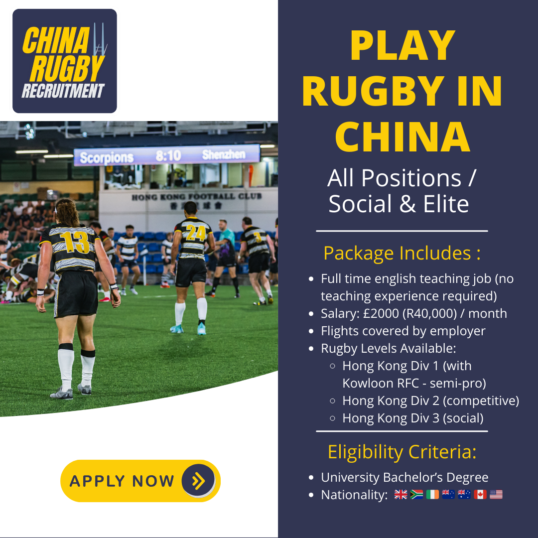 China Rugby Recruitment Facebook ad