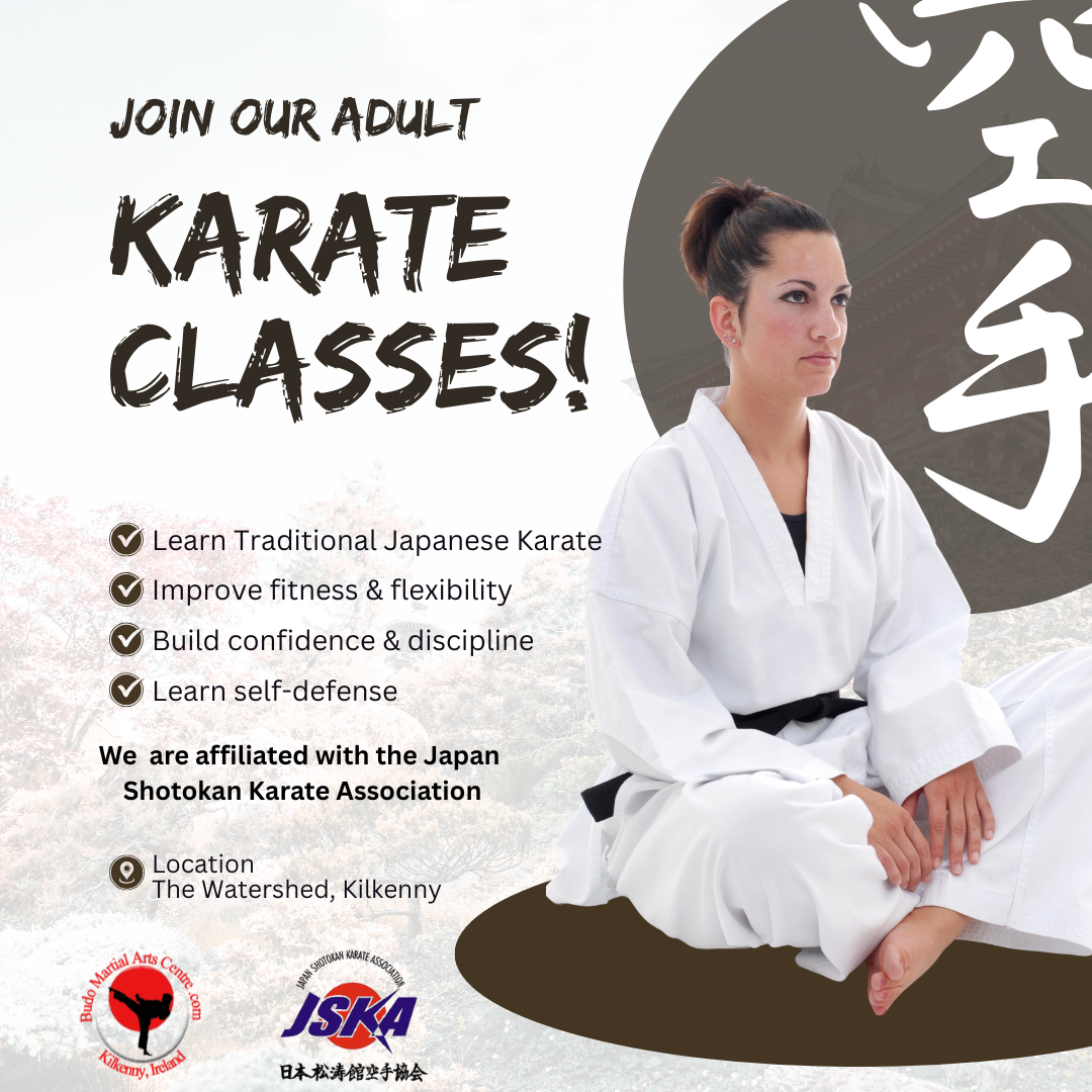 Kilkenny Karate Club Facebook ad: Traditional Karate for Adults