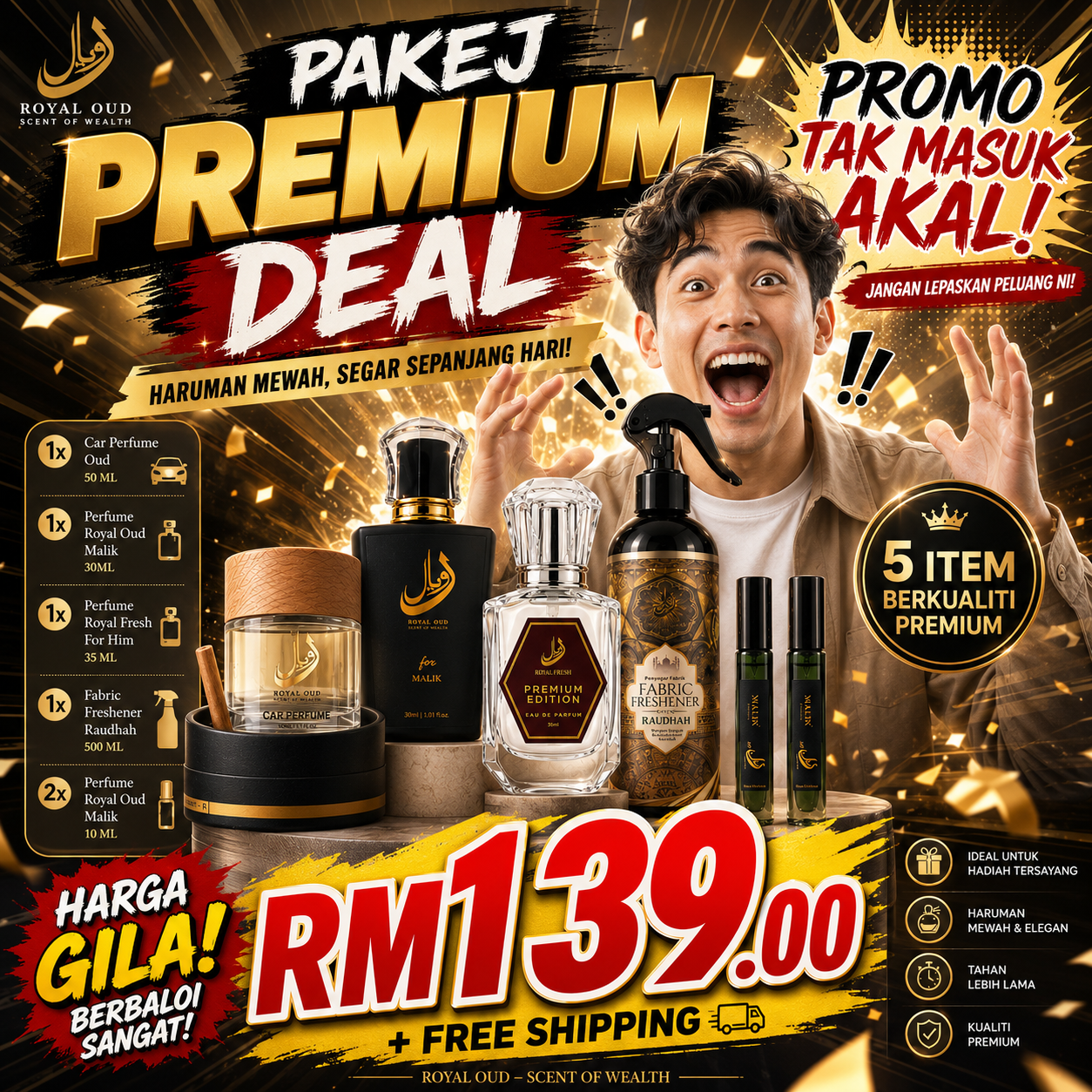 Wangian Oud Premium Facebook ad