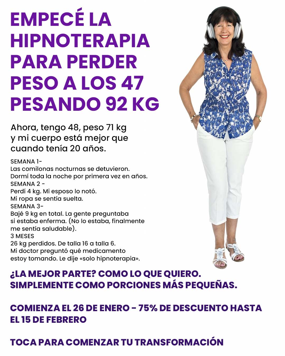 Hypnozio: power of hypnotherapy Facebook ad