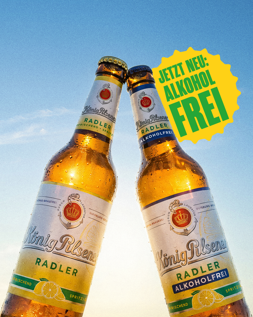 König Pilsener Facebook ad: König Pilsener Radler Alkoholfrei