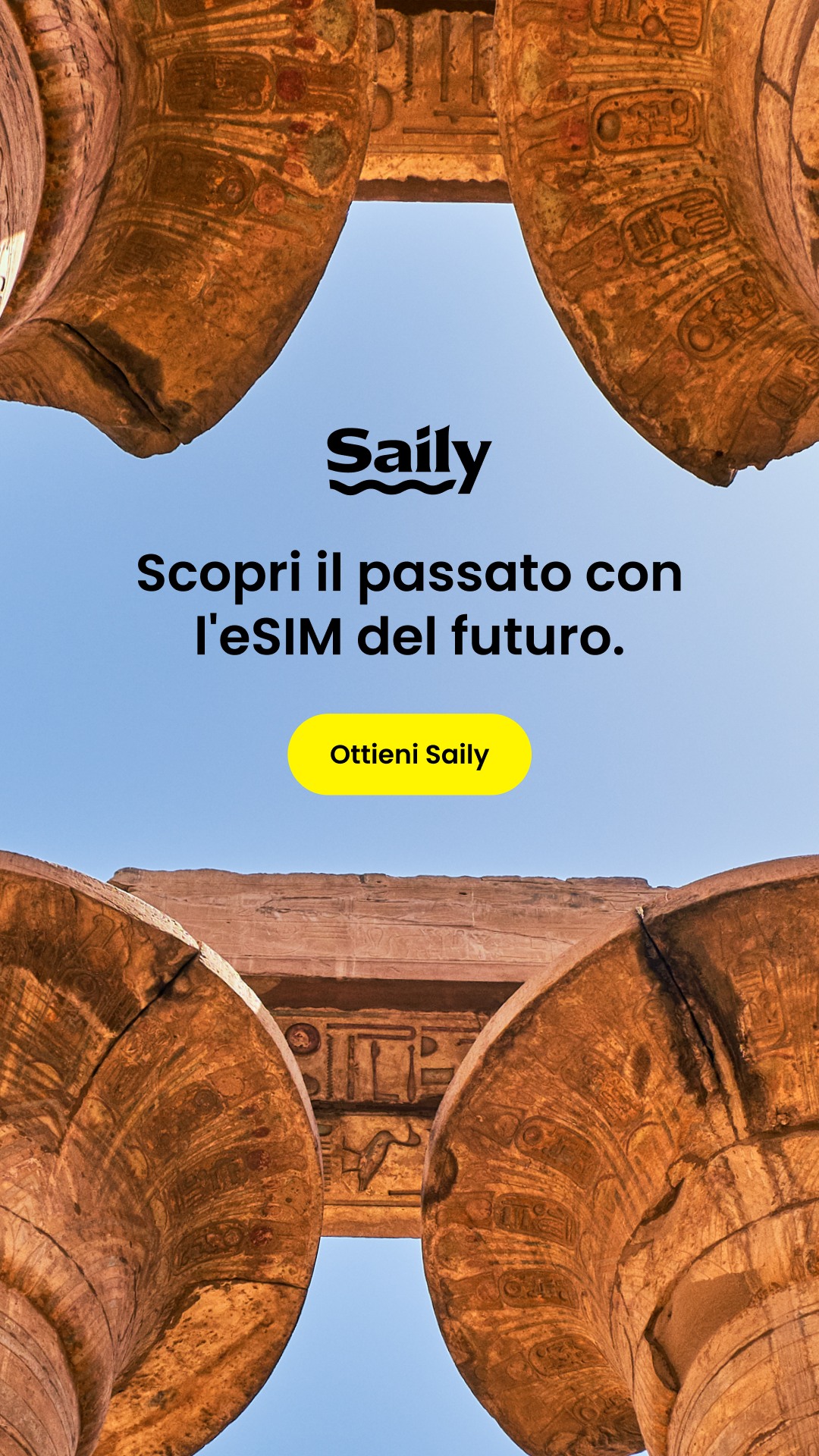 Saily Facebook ad