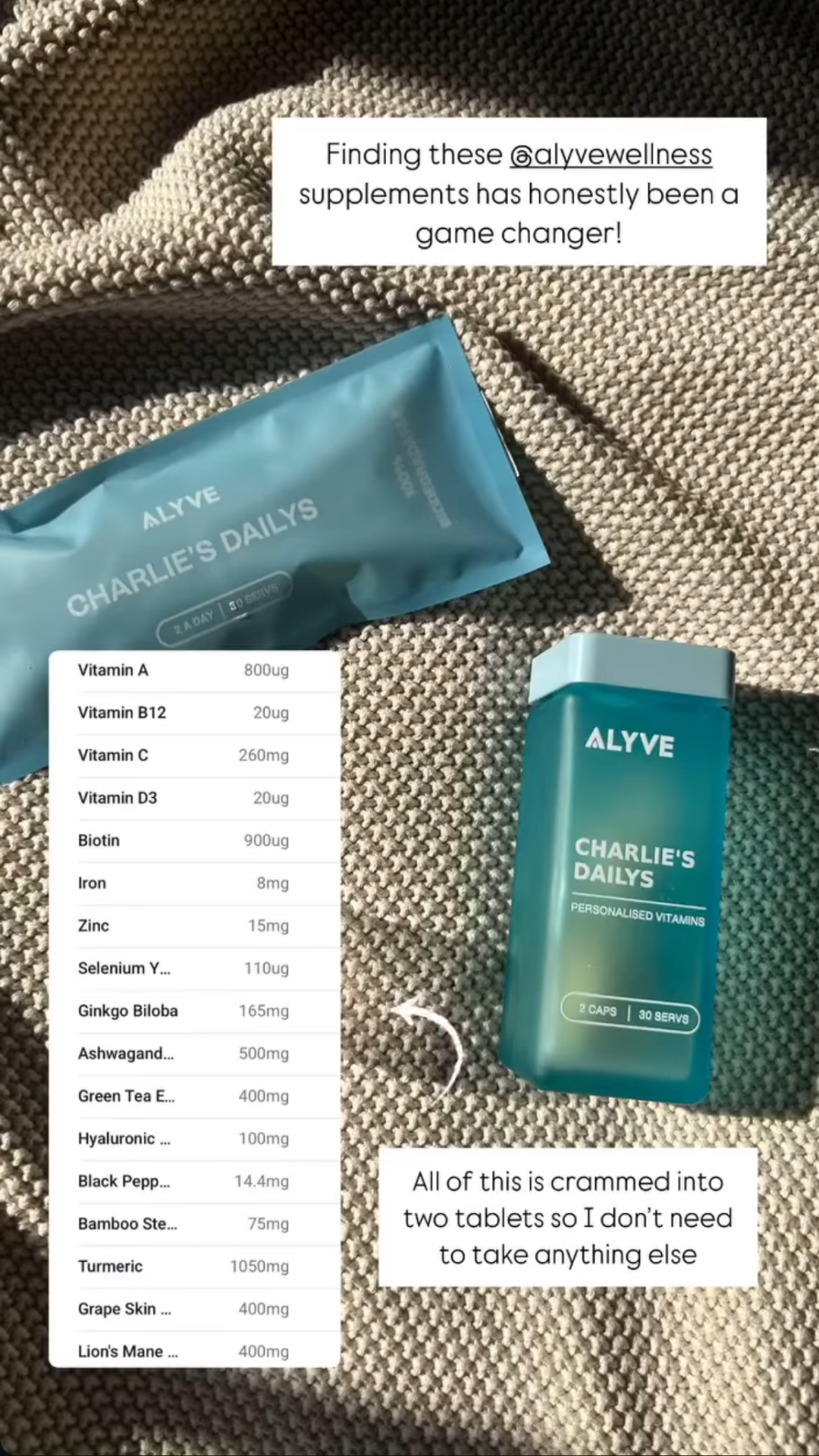 ALYVE Facebook ad