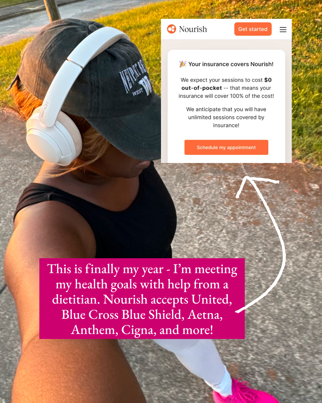 Nourish Facebook ad