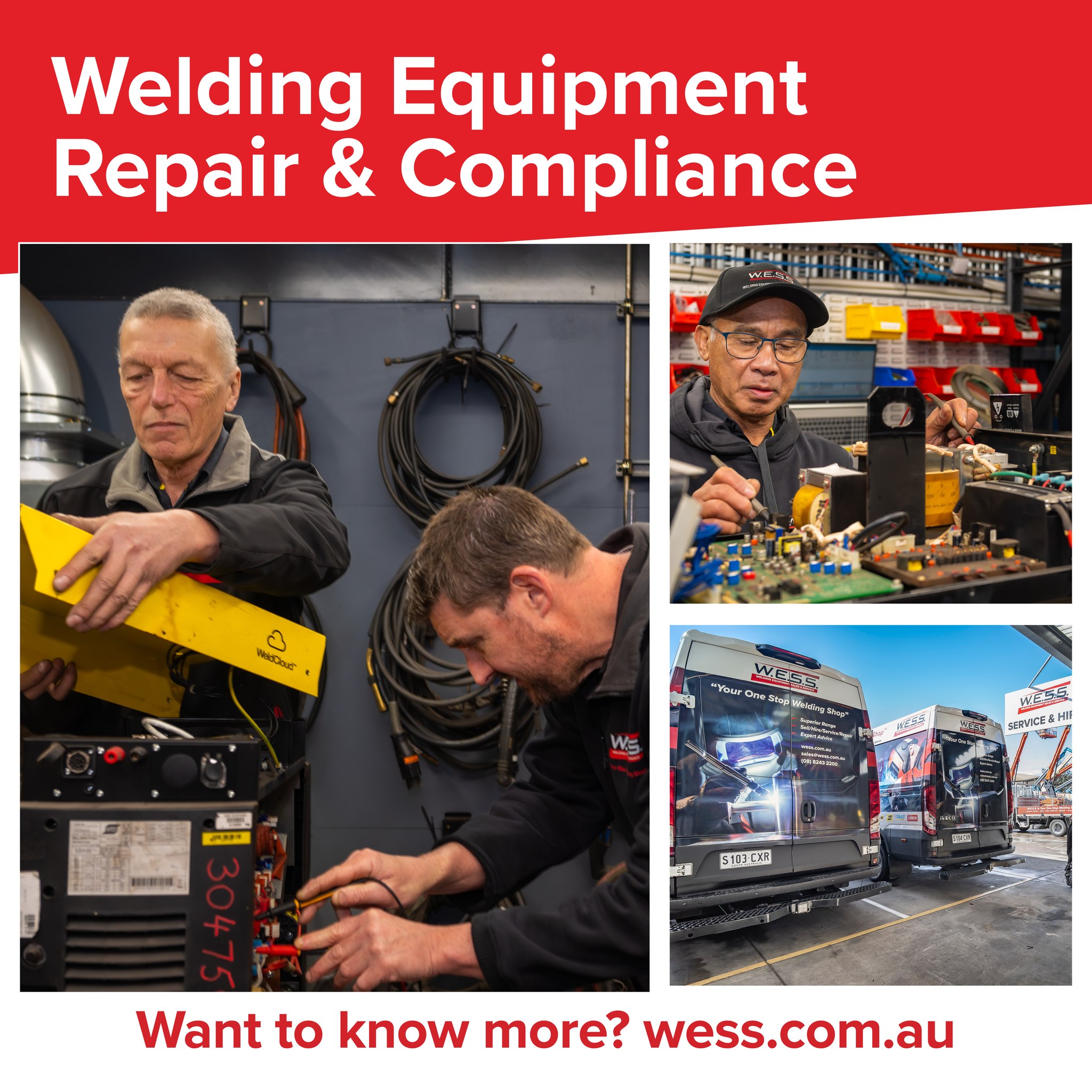 WESS By Global Welding Technologies Group Pty, Ltd. Facebook ad: Keeping your welders running at peak performance
