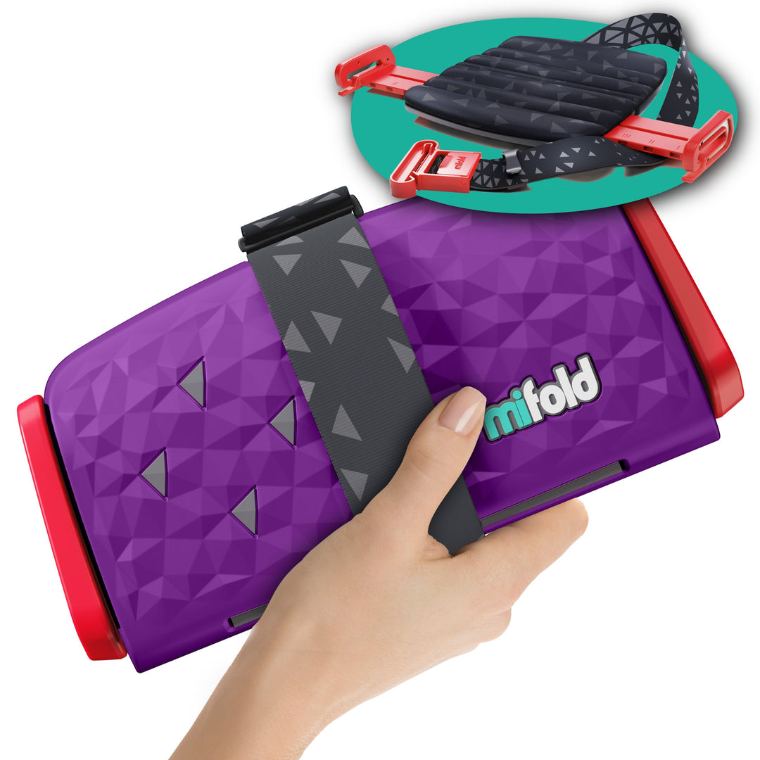 mifold Facebook ad: Tired of bulky booster seats?