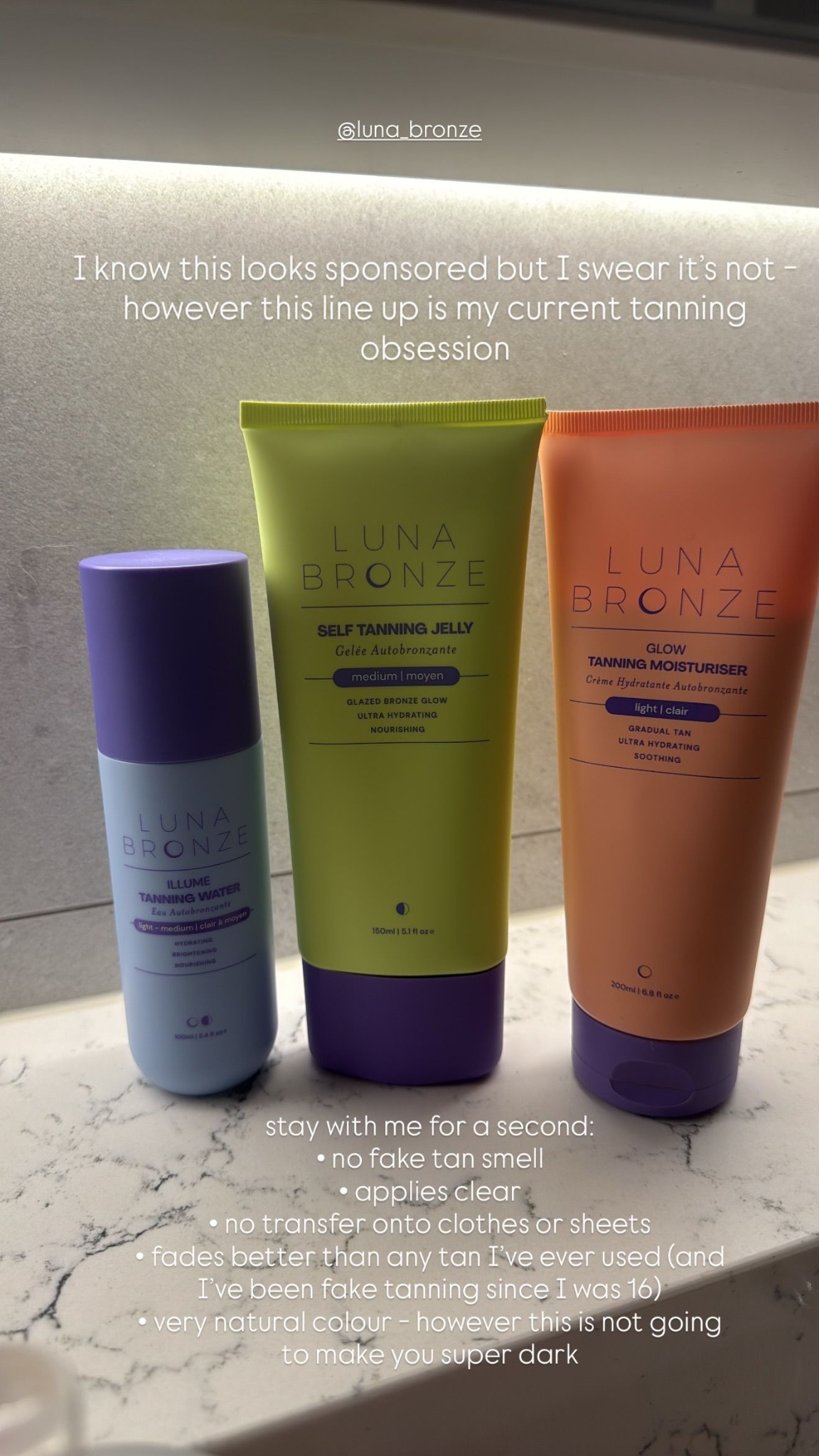 Luna Bronze Facebook ad