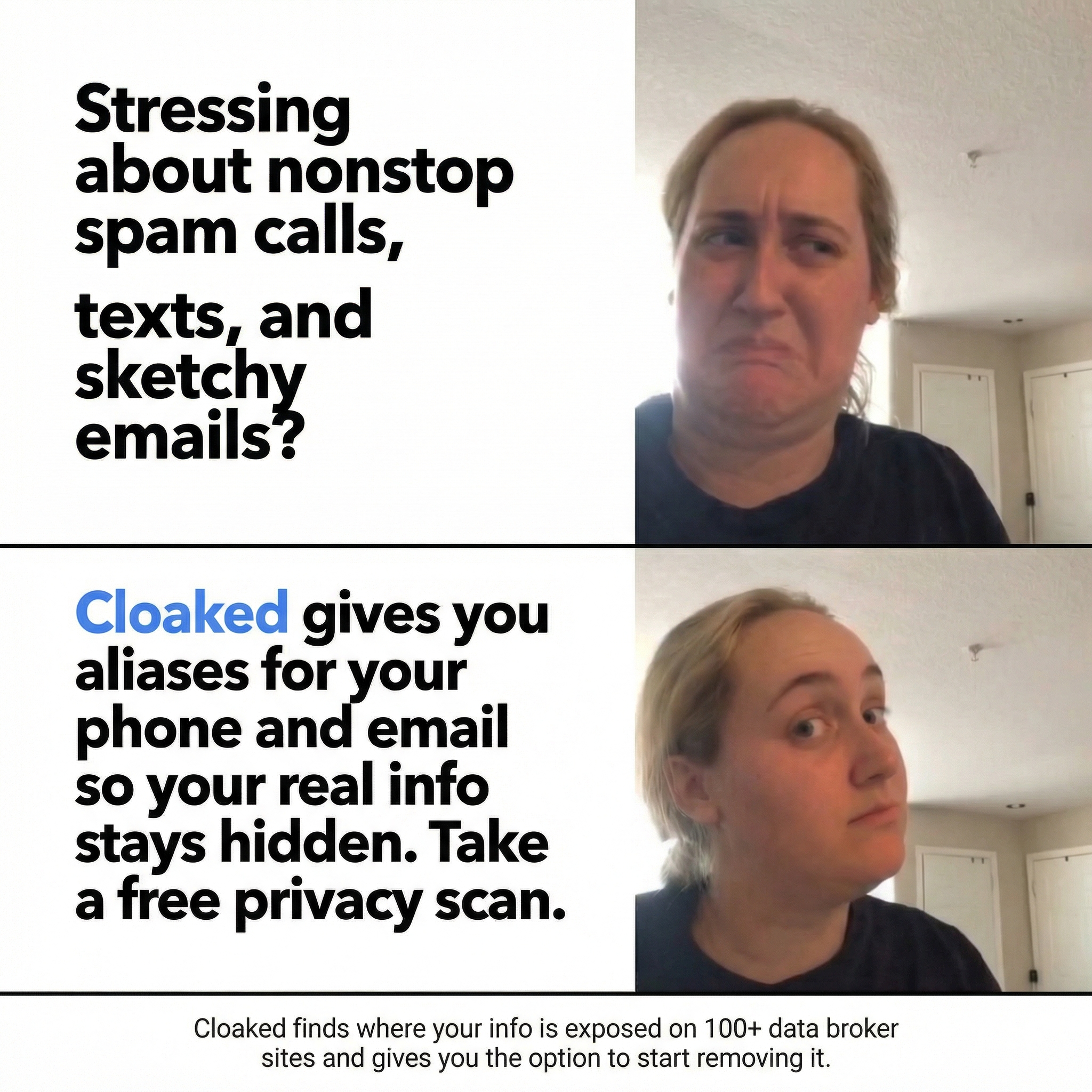 Cloaked Inc. Facebook ad
