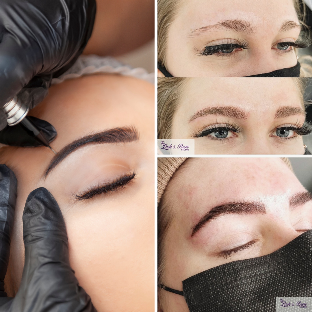 The Lash and Brow Studio Facebook ad: Edmonton's Premier Brow Salon