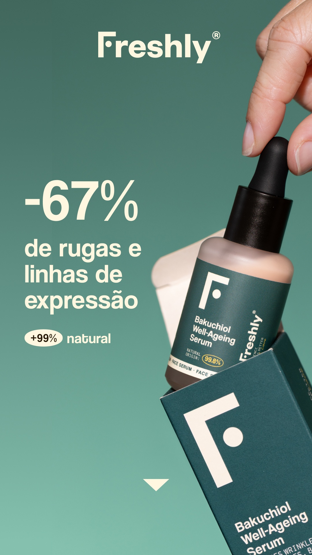 Freshly Cosmetics Facebook ad from Feb 11, 2026