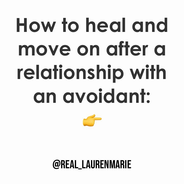 Healing With Lauren Marie Facebook ad: Healing from an avoidant partner isn’t about just…