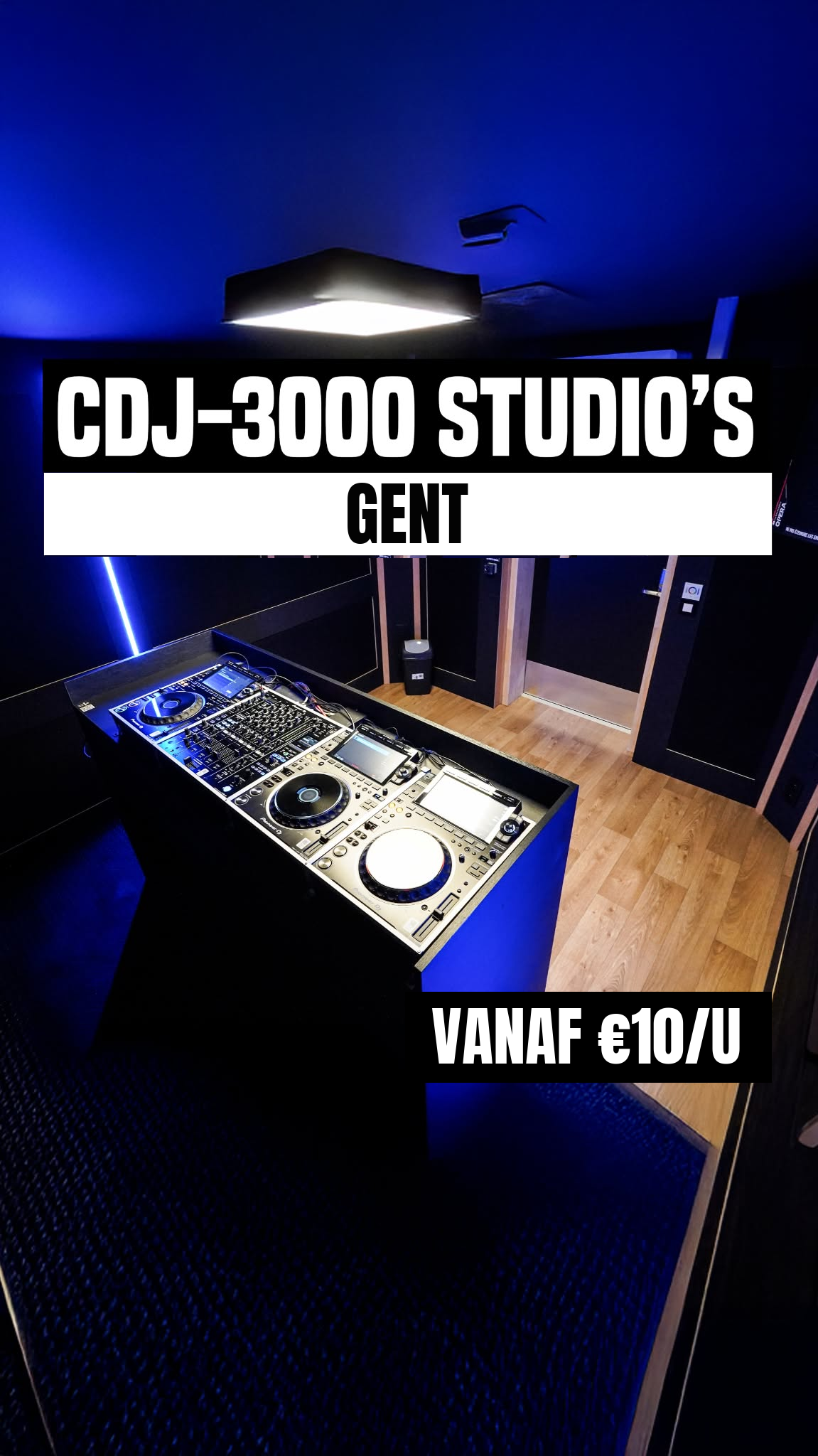 Plug The Jack Facebook ad: DJ-studio's Gent · vanaf €10/u