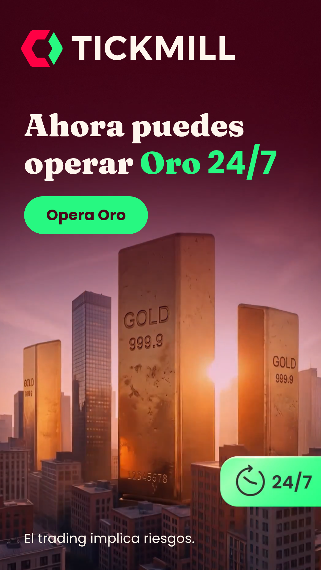 Tickmill LATAM Facebook ad