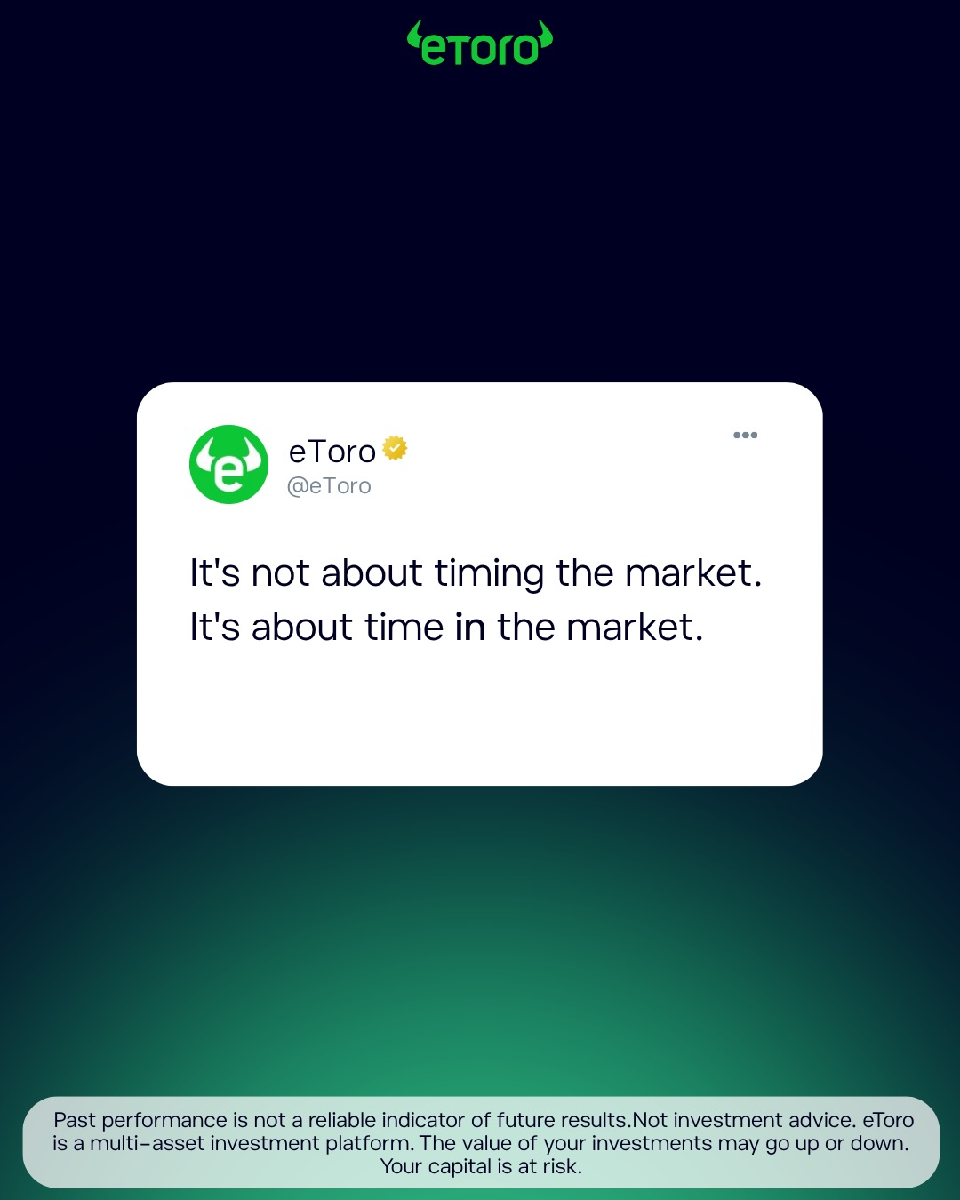 eToro Facebook ad