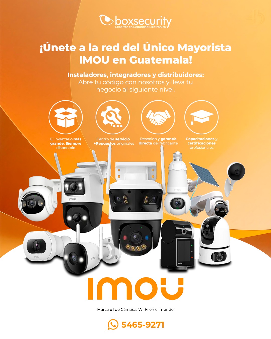 Box Security Advisor Facebook ad: Instala, Integra o Vende