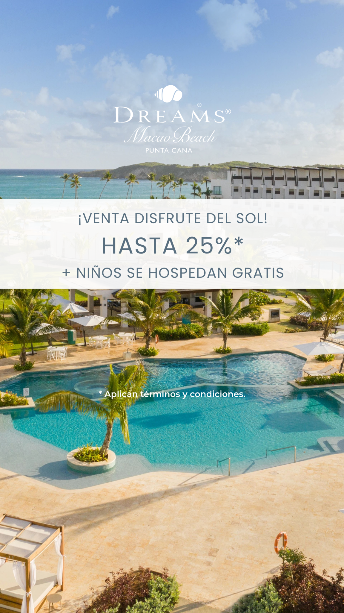 Dreams Macao Beach Punta Cana Facebook ad